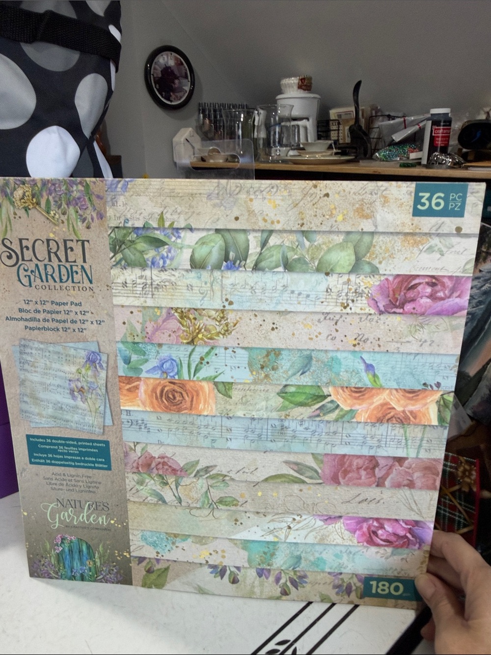 Crafters Companion Secret Garden Paper Pad